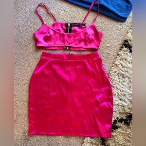 Neon Pink Shiny Set